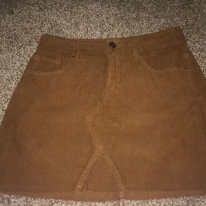 Brown corduroy Skirt!